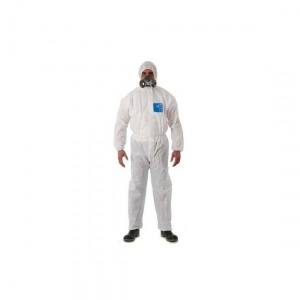 Ansell AlphaTec 1500 Plus White Coveralls with Hood 111